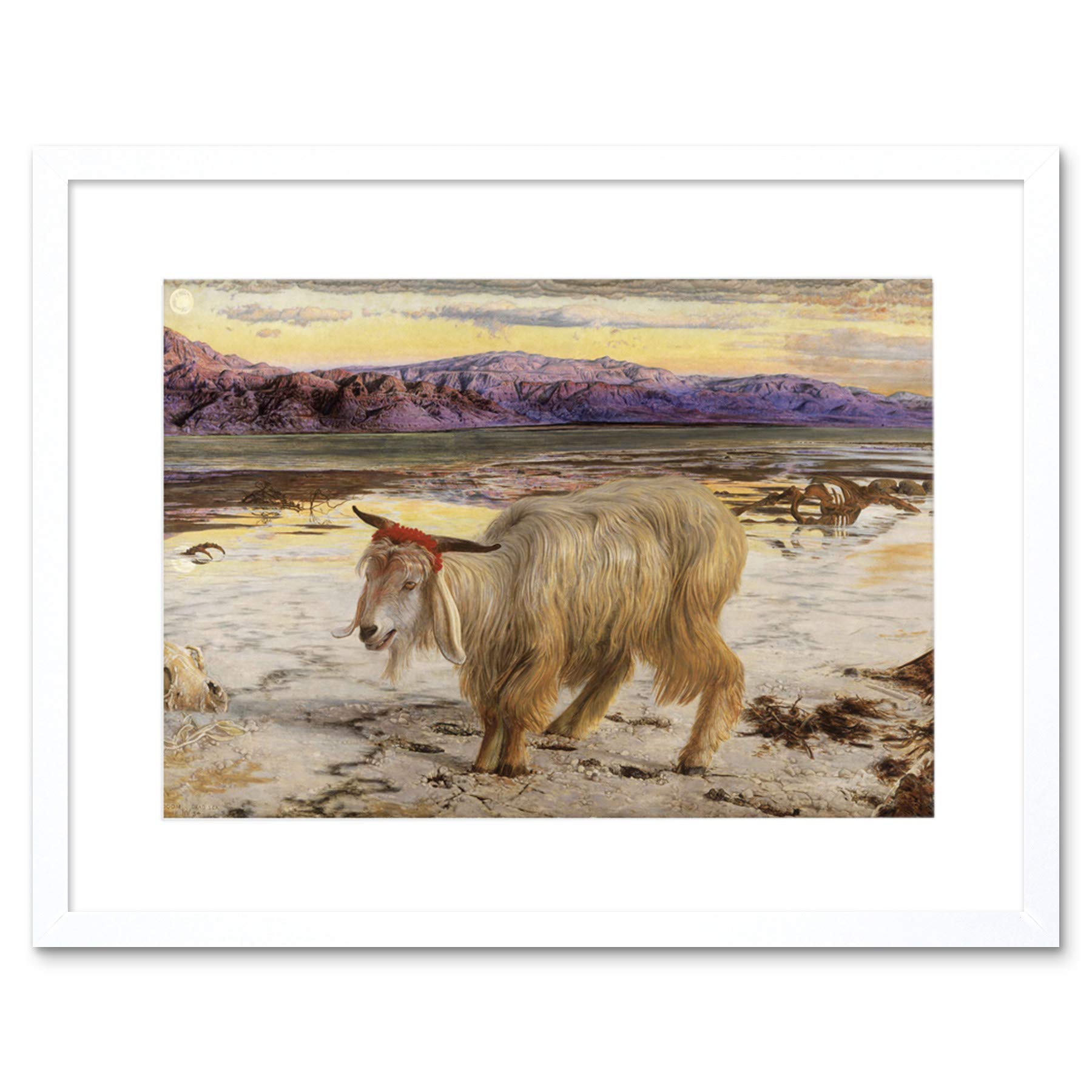 Wee Blue Coo Painting Animal Allegory Scapegoat Holman Hunt Framed Wall Art Print