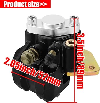 YFM350 Rear Brake Caliper Compatible with Yamaha Warrior 350 Wolverine Banshee YFZ350 Blaster YFS200 Raptor 125 250 660R YFM125 YFM250 YFM660 YFM660R Suzuki Quadsport Quadrunner 230 LT230 ATV