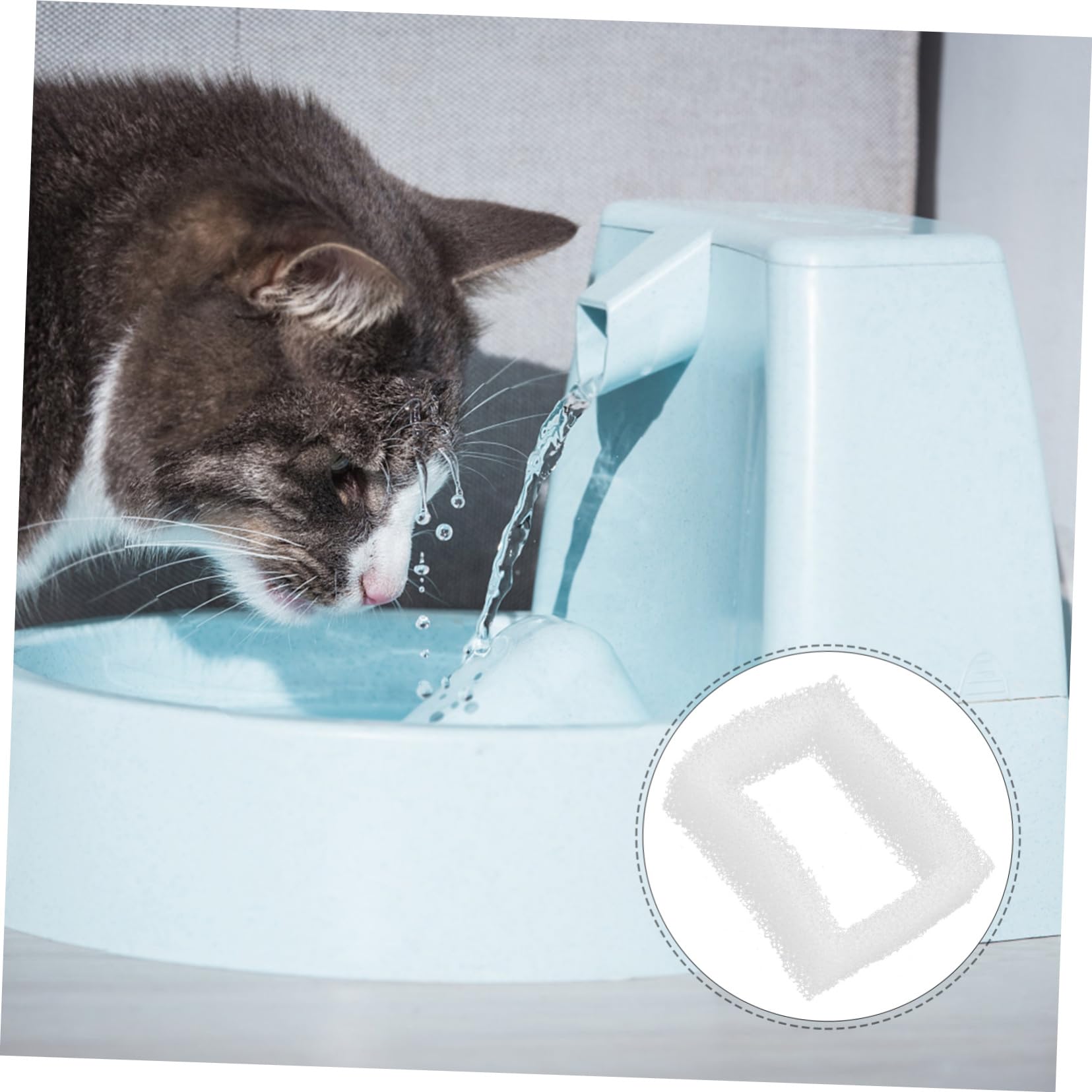 INOOMP 36piezas Filtros De Agua De Agua De Gato Filtración Mantiene y Compatible Mayoría De De