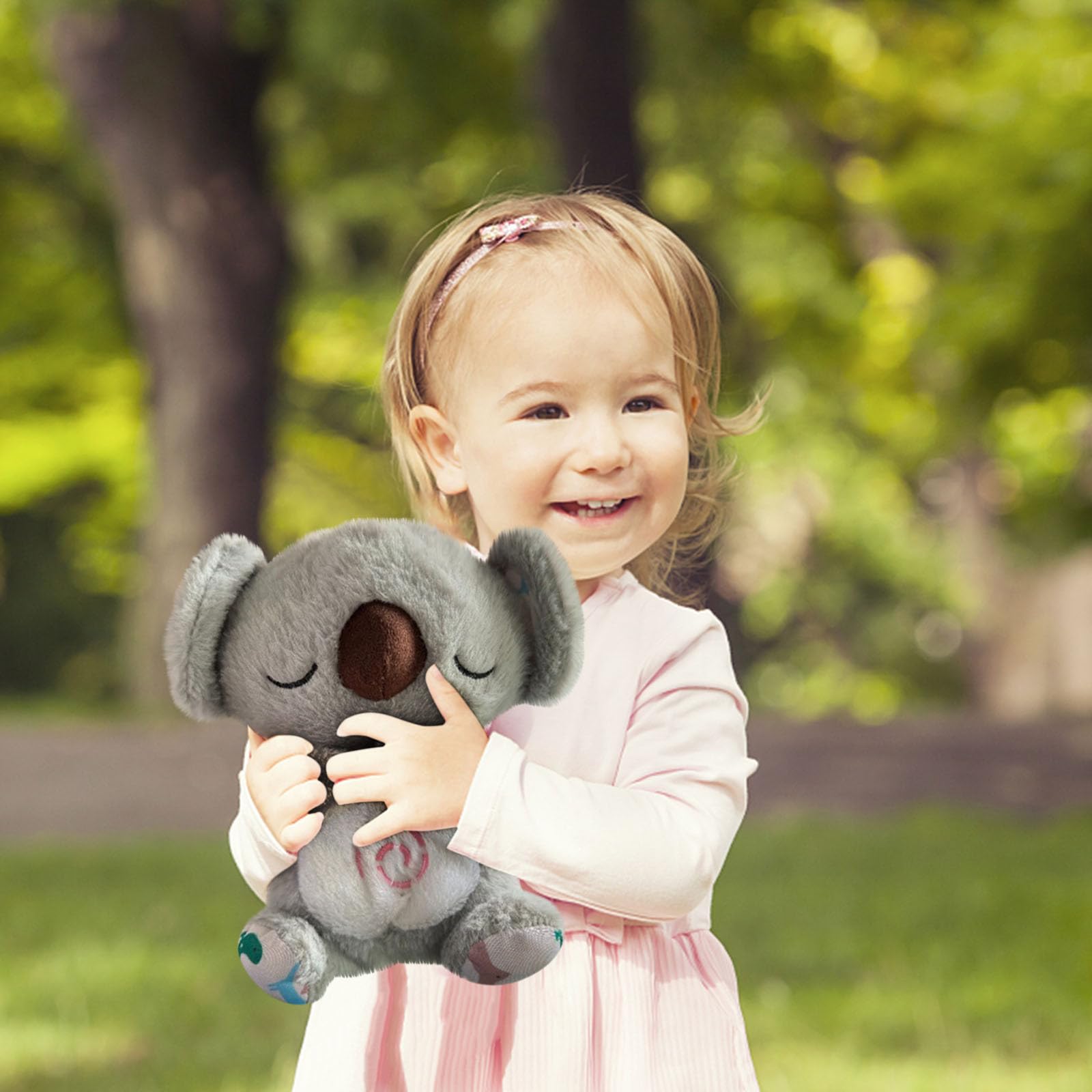 Koala Relajante Con Respiración Rítmica, Luces Y Música – Peluche De 25 Cm Para Calmar La Ansiedad