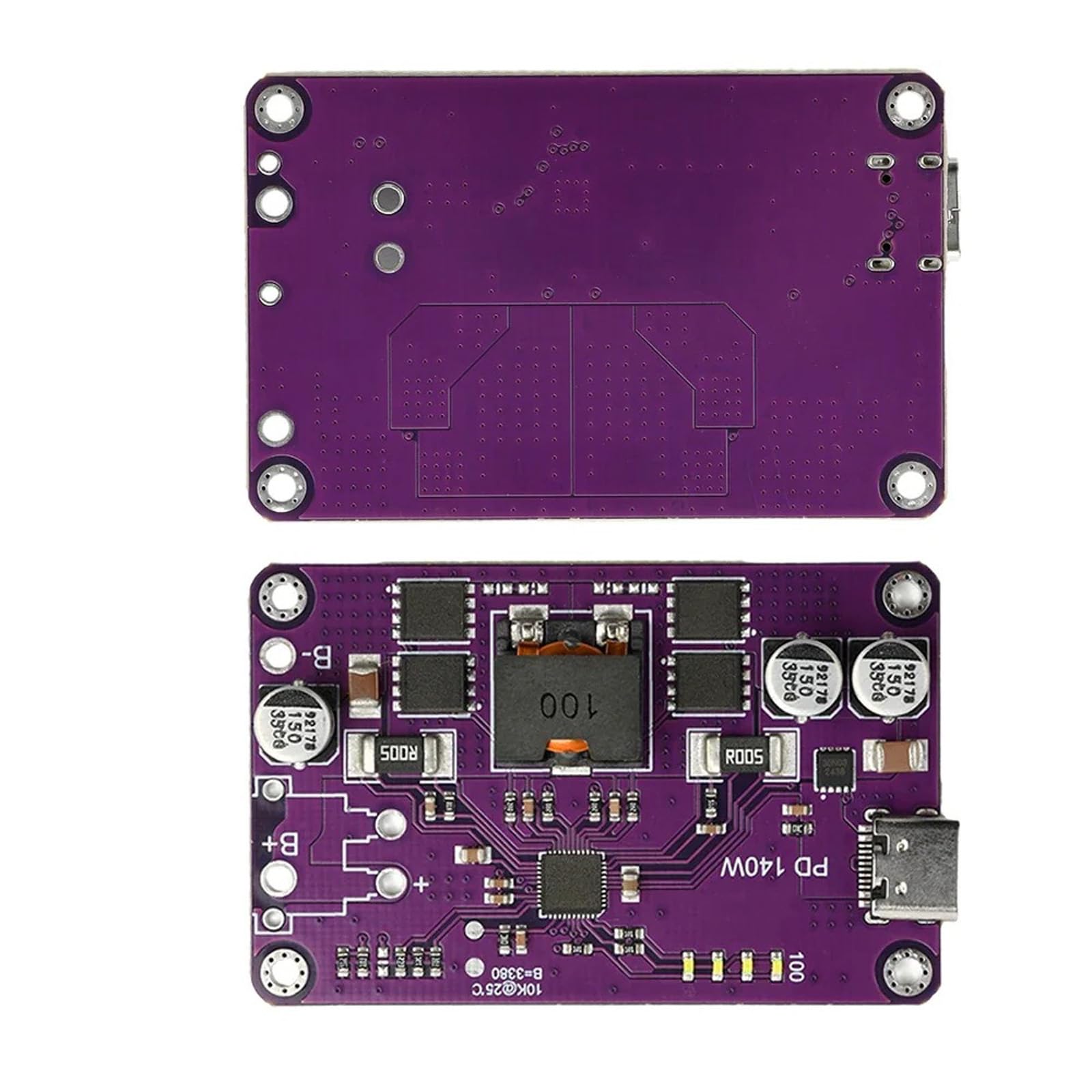 140W Type C Charging Discharger Module High Current Charging Discharging PD3.1 Supported for 3S to 6S Batteries Bidirectional Type C Module