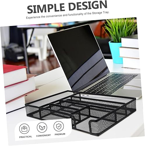 Miniatura 5 de Caja de almacenamiento de escritorio, cajón, suministros de oficina, organizador de escritorio, organizador de lápiz labial, bandeja organizadora de