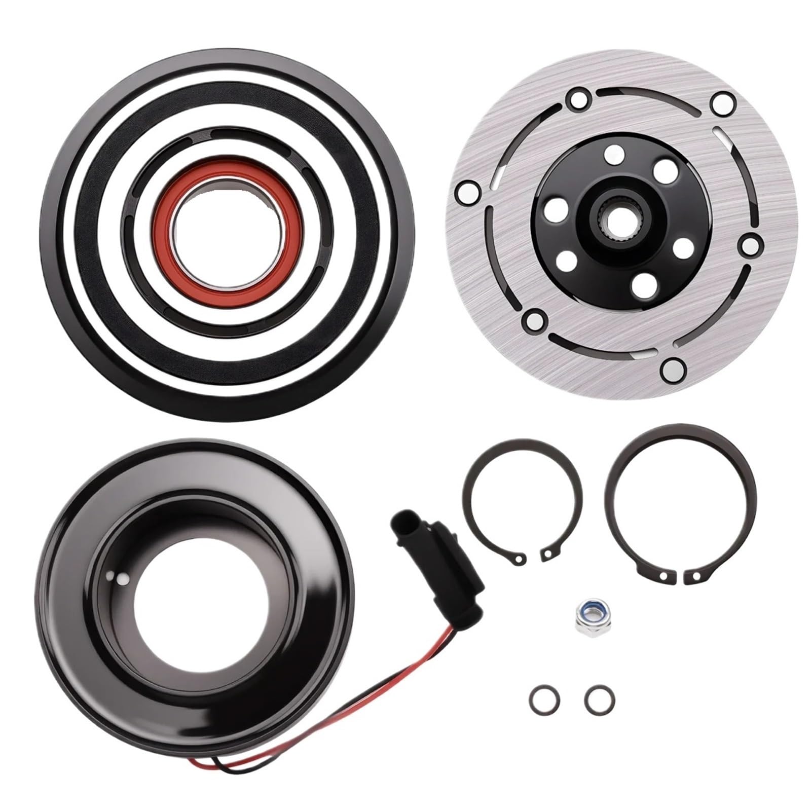 AC Compressor Clutch Fit for Lacrosse 2012 3.6L SRX 2012-2016 Air Conditioner AC Compressor Clutch Kit AC Compressor Clutch Kit