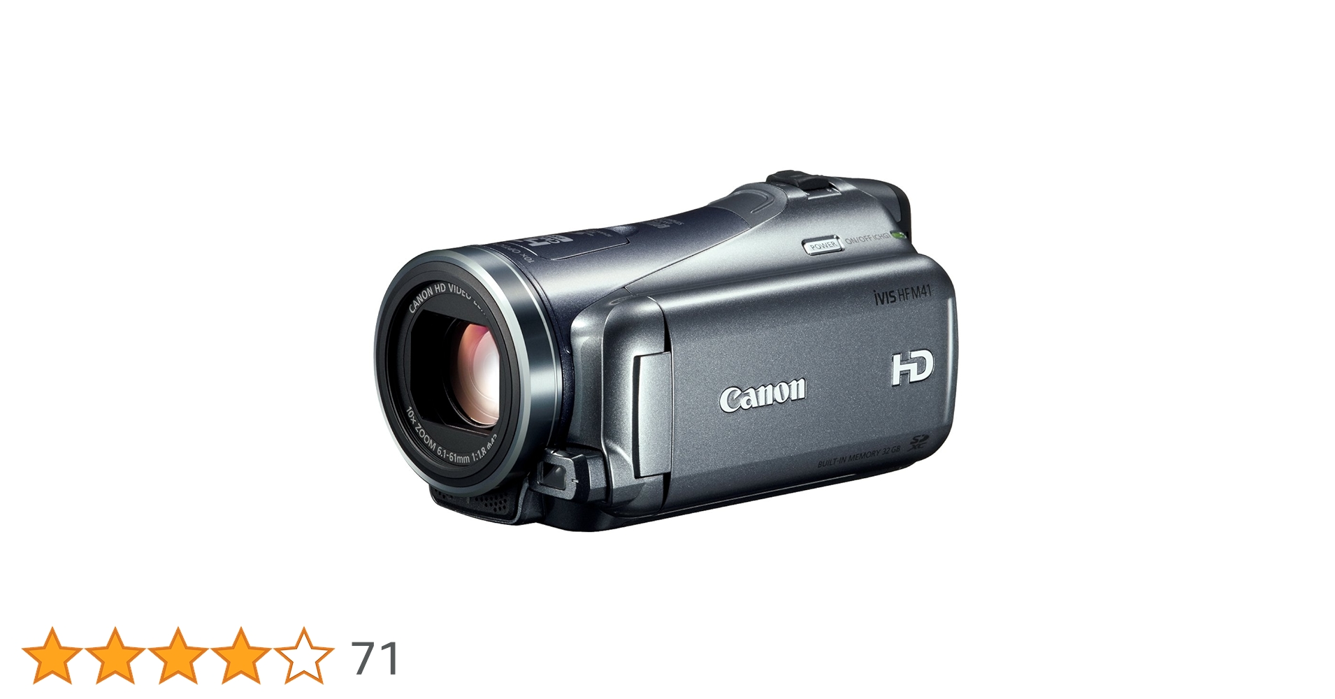 Amazon | Canon デジタルビデオカメラ iVIS HF M41 シルバー