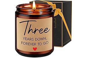 Fairy's Gift 3rd Anniversary Candle - Celebrate 3 Years of Love