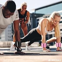 Amonax Bokasúly Szett 2x0,5 kg - Fekete Fitnesz Súlyok Karra és Lábra, Edzéssúlyok Jógához, Pilateshez, Tánchoz, Erősítő Edzéshez Férfiaknak 7