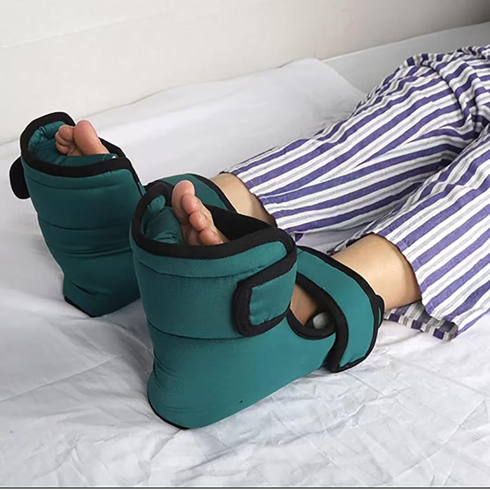 Druckentlastender Fersenschutz, 1 Paar Fersenschutzkissen, Weicher, Waschbarer, Druckentlastender Kissenstiefel, Atmungsaktiv, Leicht Zu Tragen, Für Dekubitus, Wundliegen, Verletzungen
