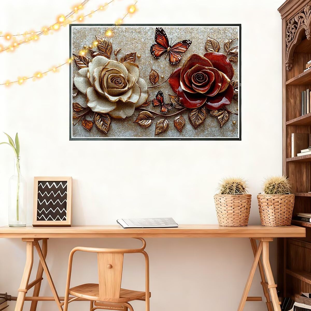 Puzzle 6000 Piezas Adultos Rosa Puzzle para Adultos Mariposa Rompecabezas Juguetes Educativos Regalos Originales para Mujer Rompecabezas Entretenimiento Creativo Divertido Familia Juego 179x105cm G-90