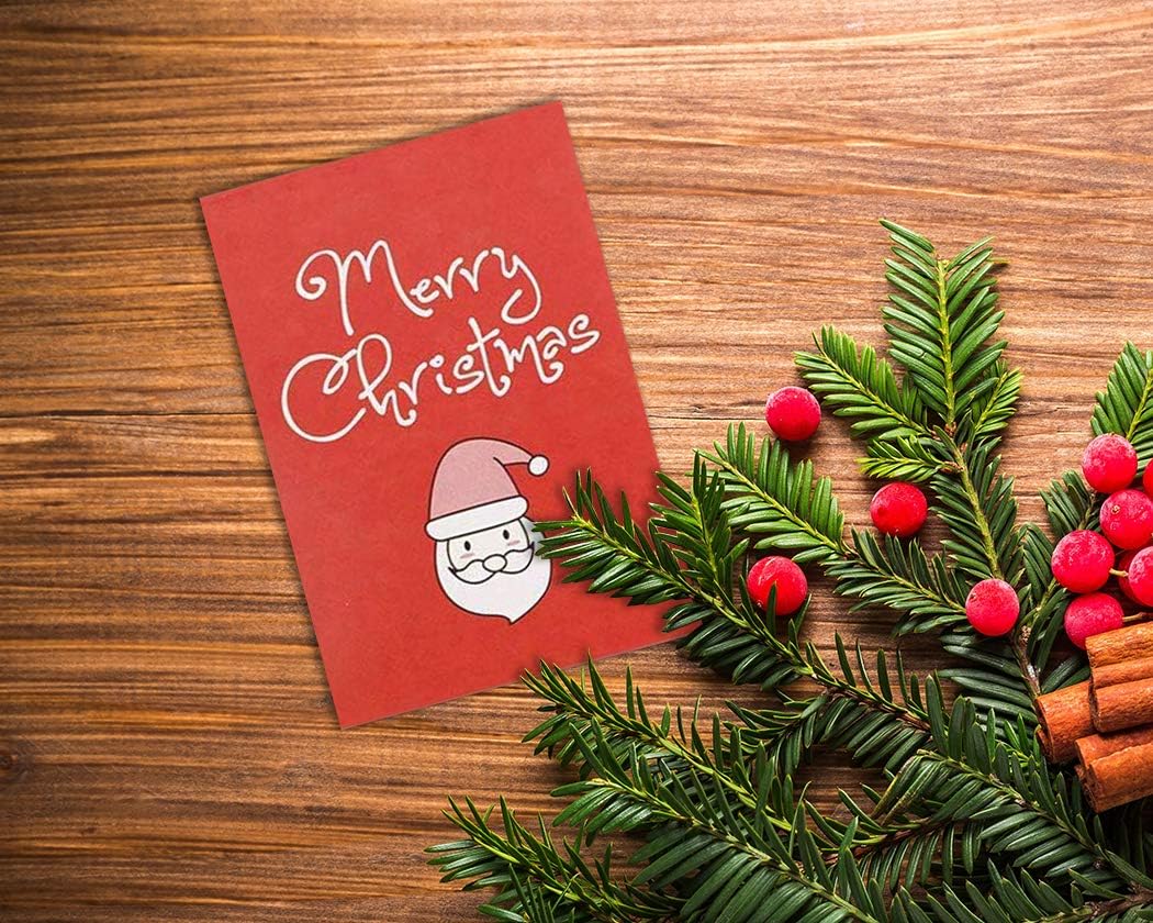 36 Pack Merry Christmas Greeting Cards with Envelopes, Assorted Designs, 4x6 in