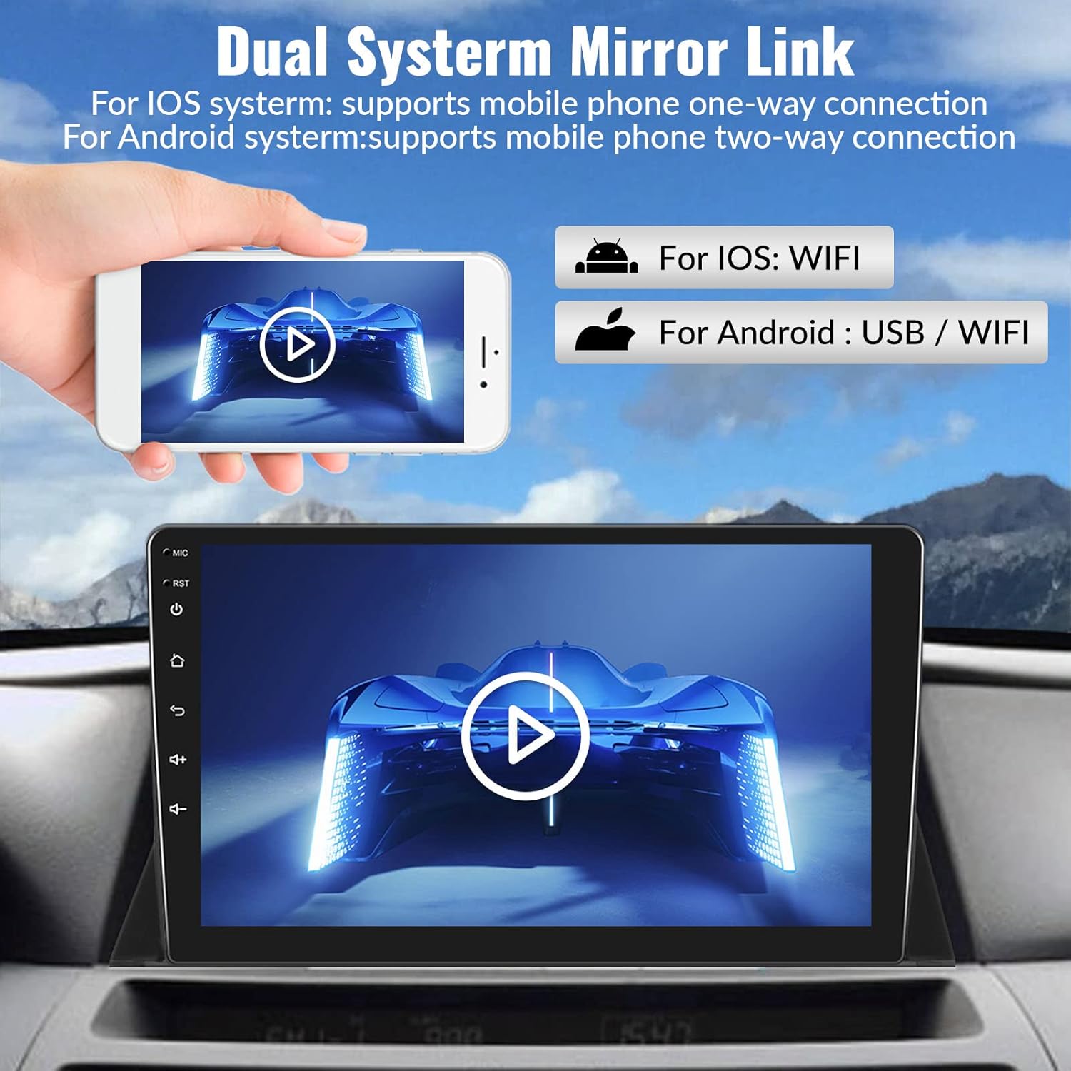 sixwin car stereo for honda accord 8th 2008 2009 2010 2011 2012 2013 10 1 inch touch screen double din car radio with bluetooth gps naviagtion wifi fm