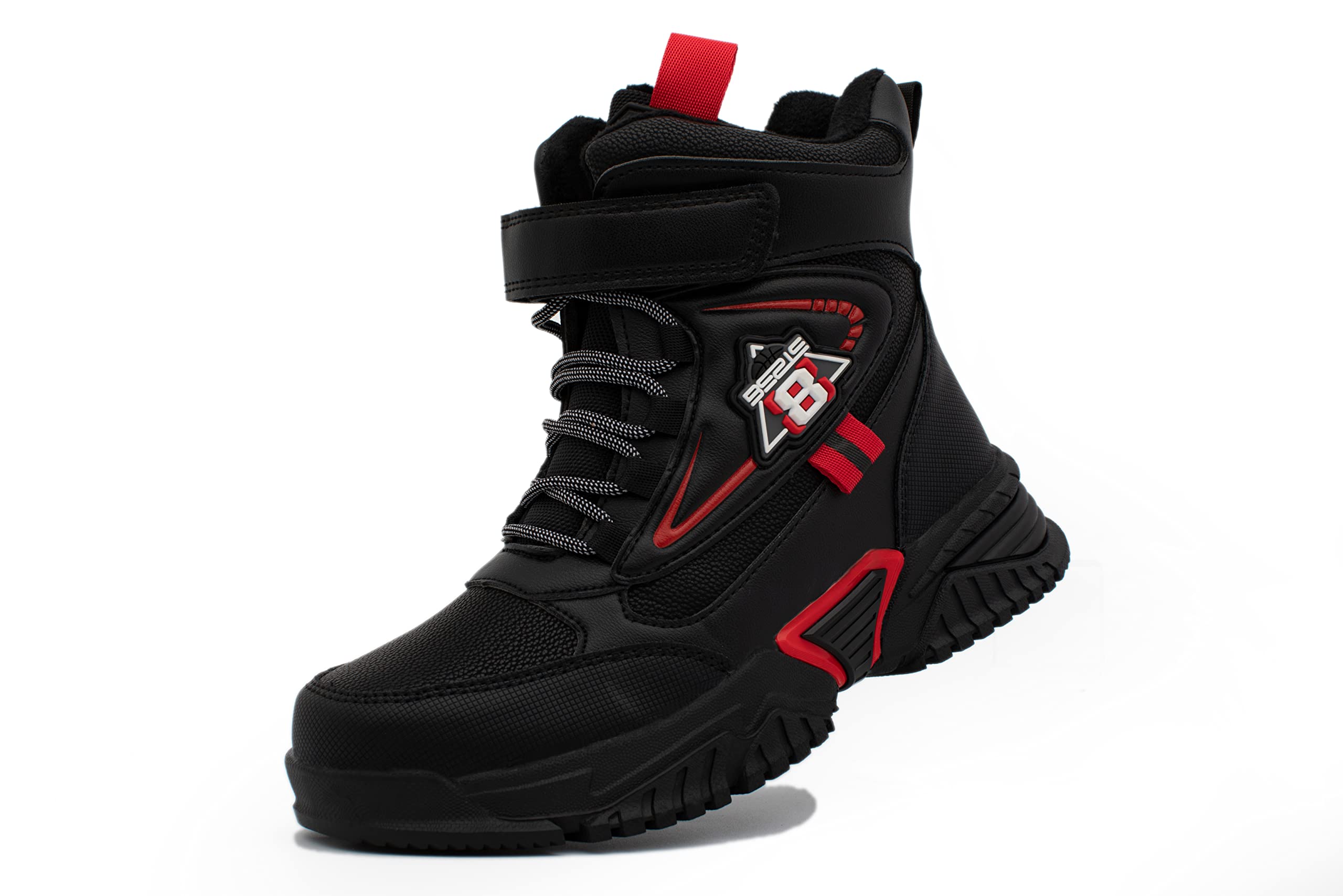 Lucky KidsUnisex Hiking Boots for Boys Girls Outdoor Walking Climbing Comfortable Non-slip Winter Shoes Hiker Boot Antiskid