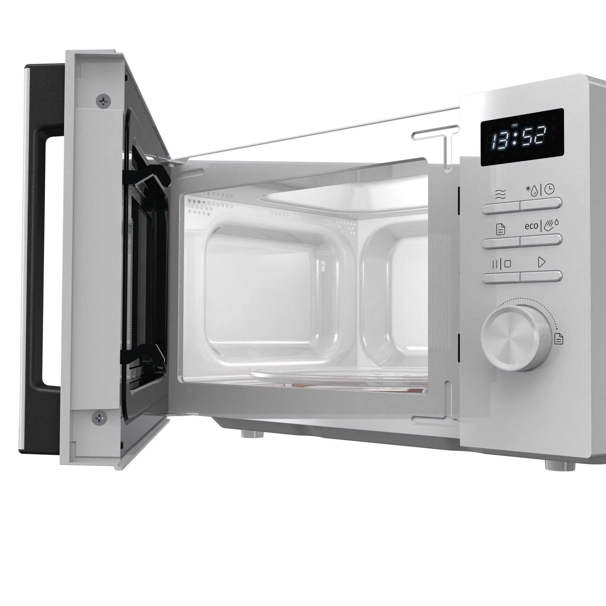 Gorenje MO20A3WH Mikrowelle 20L 800W AquaClean AutoMenü Touch Control LED Display Weiß