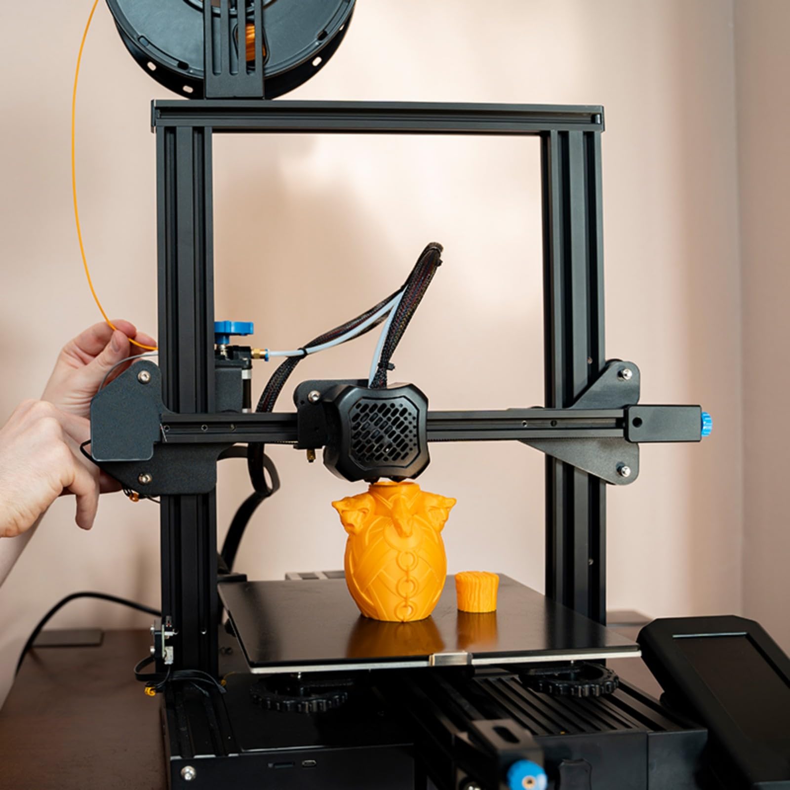 Cama de nailon con cabeza de hoja de calefacción para mayor durabilidad y calentamiento rápido para impresoras 3D, solución de calefacción de camping
