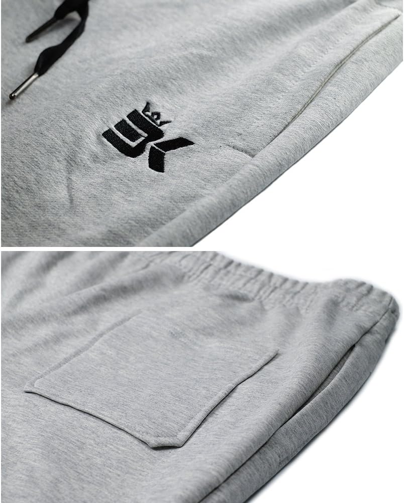 BROKIG Men's Zip Joggers Casual Gym Workout Track Pants - Image 6