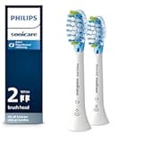 C3 Two-in-One - Genuine Replacement Electric Toothbrush Heads&comma; White&comma; 2 Pack&comma; HX9042&sol;65