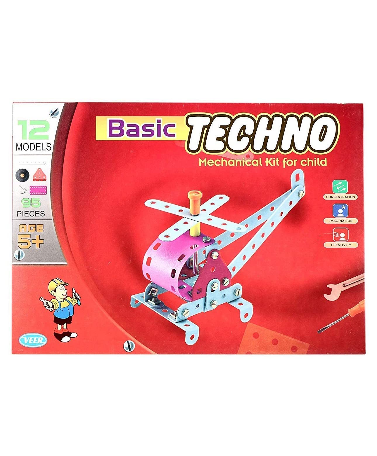 Olympia Games and Toys Basic Techno Mechnial kit for Child