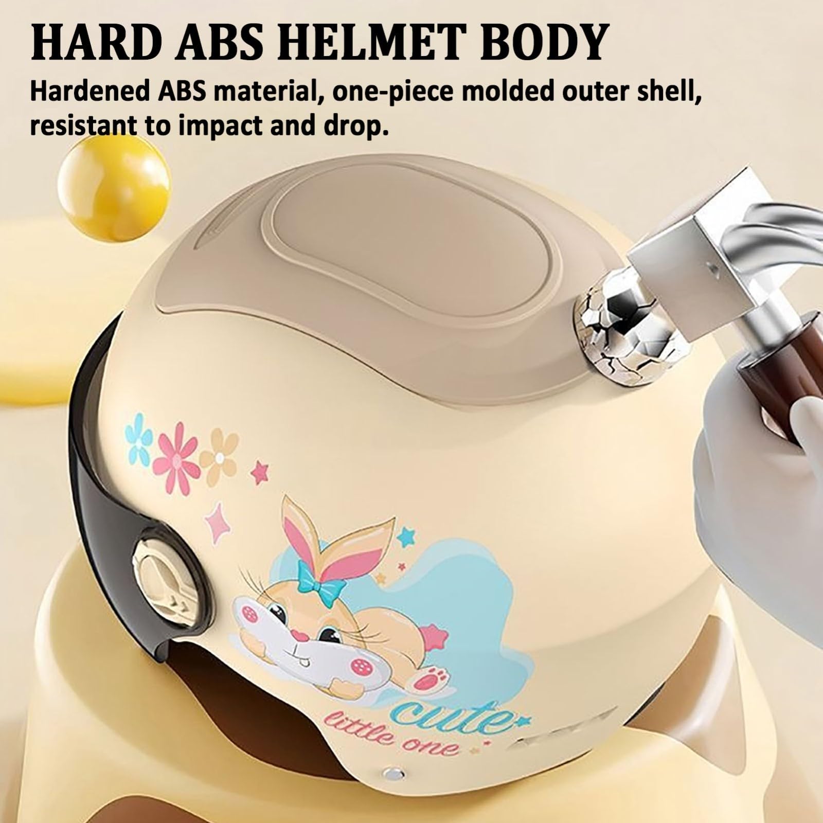 Casco De Scooter De Moda, Homologado ECE 22.06, Casco De Moto Abierto para Niños Y Niñas De 3 A 12 Años con Visera Solar.