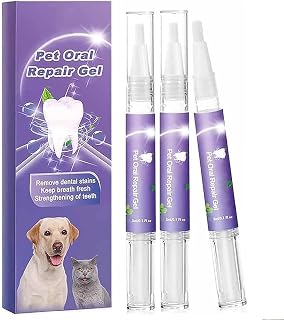 Pet Oral Repair Gel - Pet Oral Restoration Whitening Gel, Cleaner Teeth & Fresher Breath, Without Brushing (3Pcs)