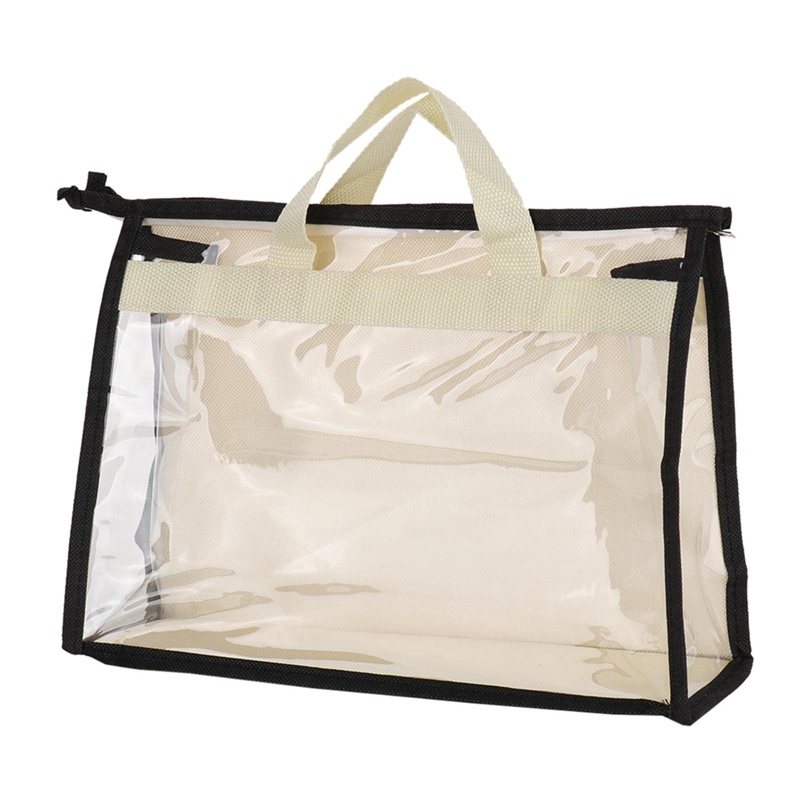bnf® Handbag Organizer for Wardrobe Closet Transparent Storage Container Beige L | Household Supplies & Cleaning | Laundry Supplies | Hampers-image-35