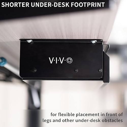 Vista 6 de VIVO DESK-AC03A-22B - Cajón deslizante para debajo del escritorio de 22 pulgadas sin funda, organizador de almacenamiento de oficina en casa, negro