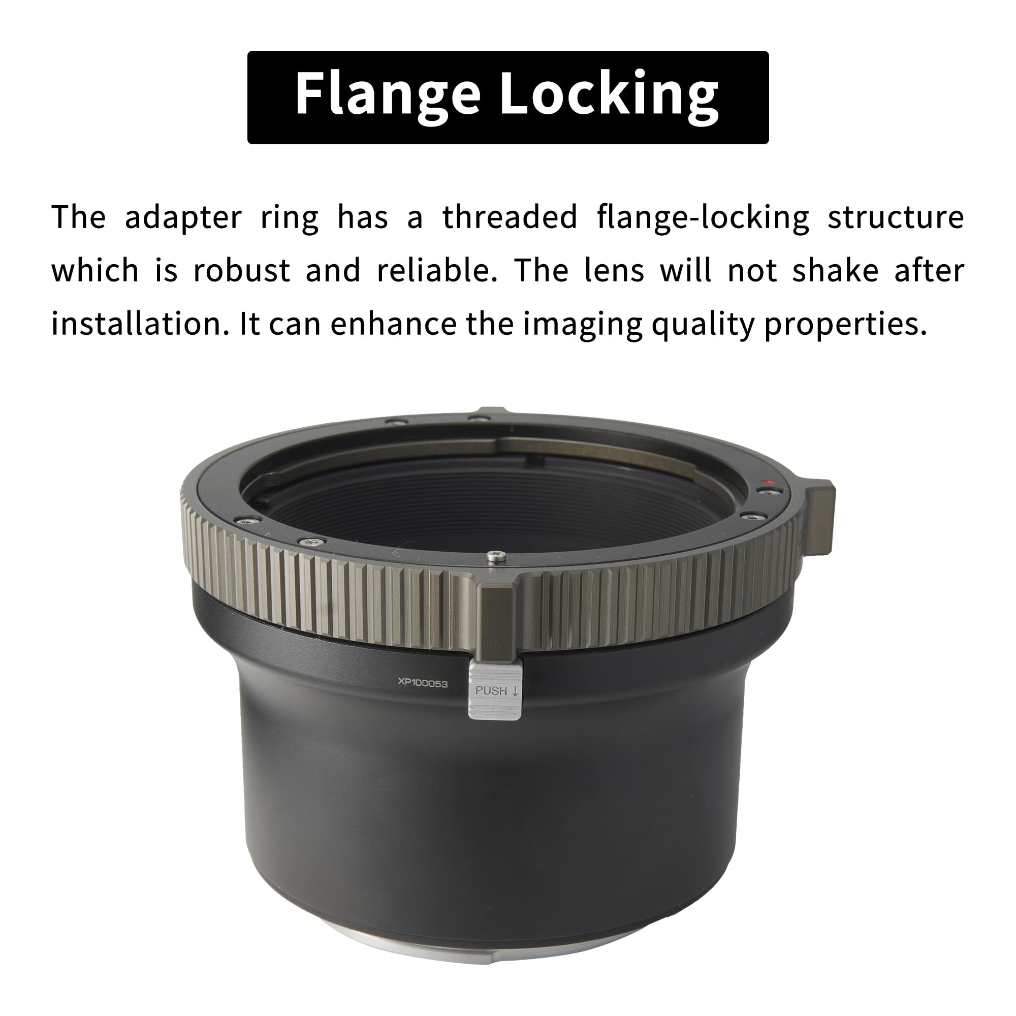 XPIMAGE Lens Mount Adapter Ring for Pentax 67 Lens to Fujifilm GFX Camera GFX50 GFX100