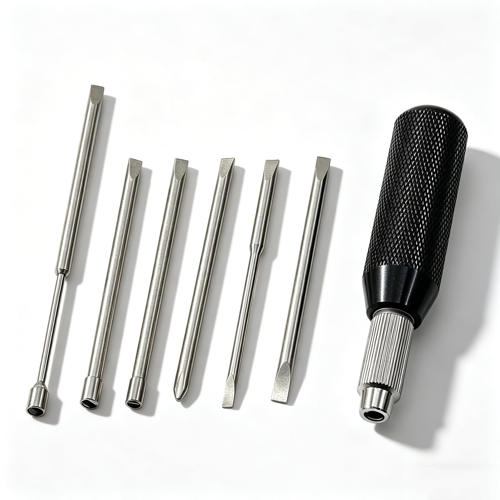 YXZQLOZ Piano Repair Tool Set - 7 Piece Piano Tuning Kit with Screwdriver and 6 Interchangeable Tips, Essential for Piano Technicians and Enthusiasts