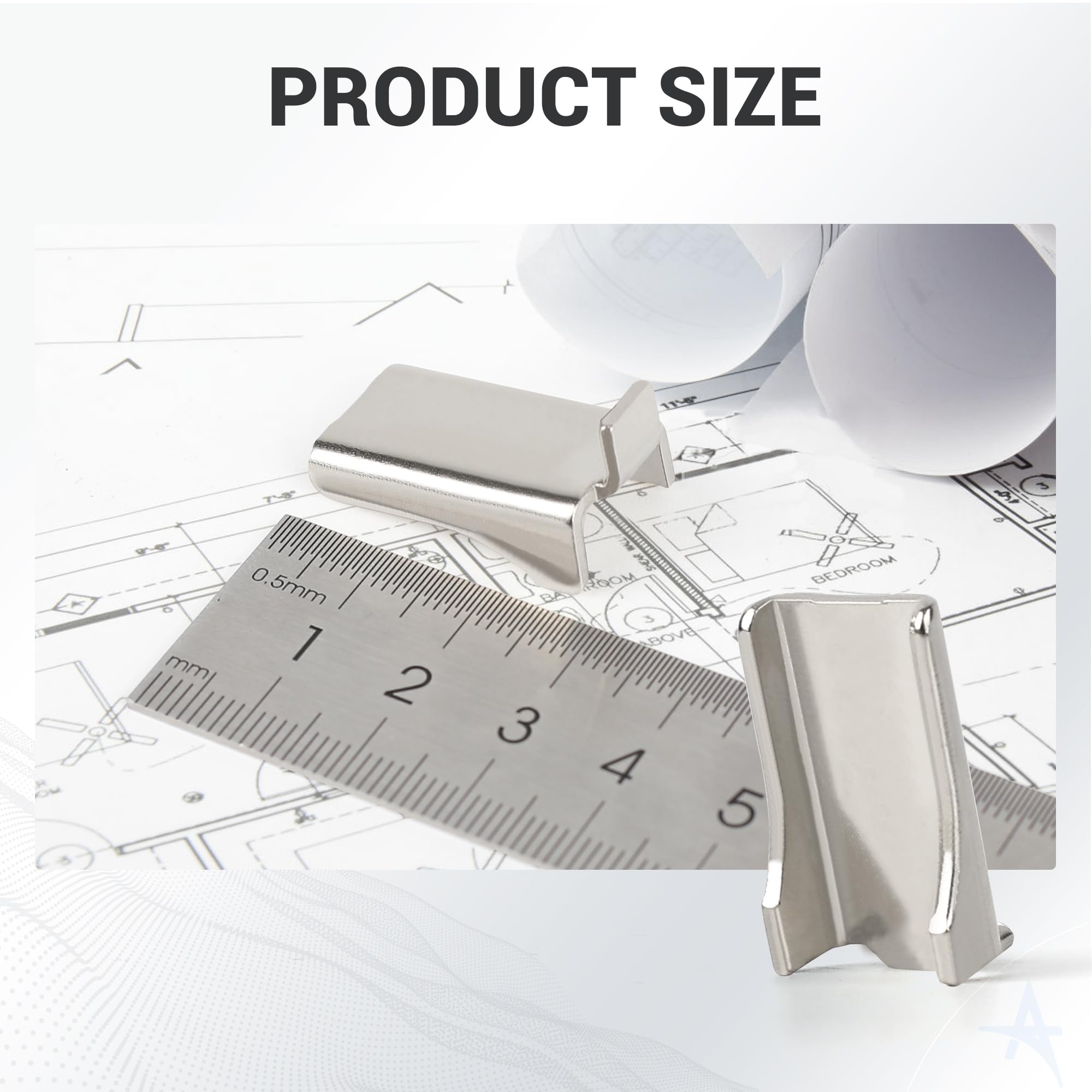 Metal Shelf Clips - Stabilize Your Shelves -4