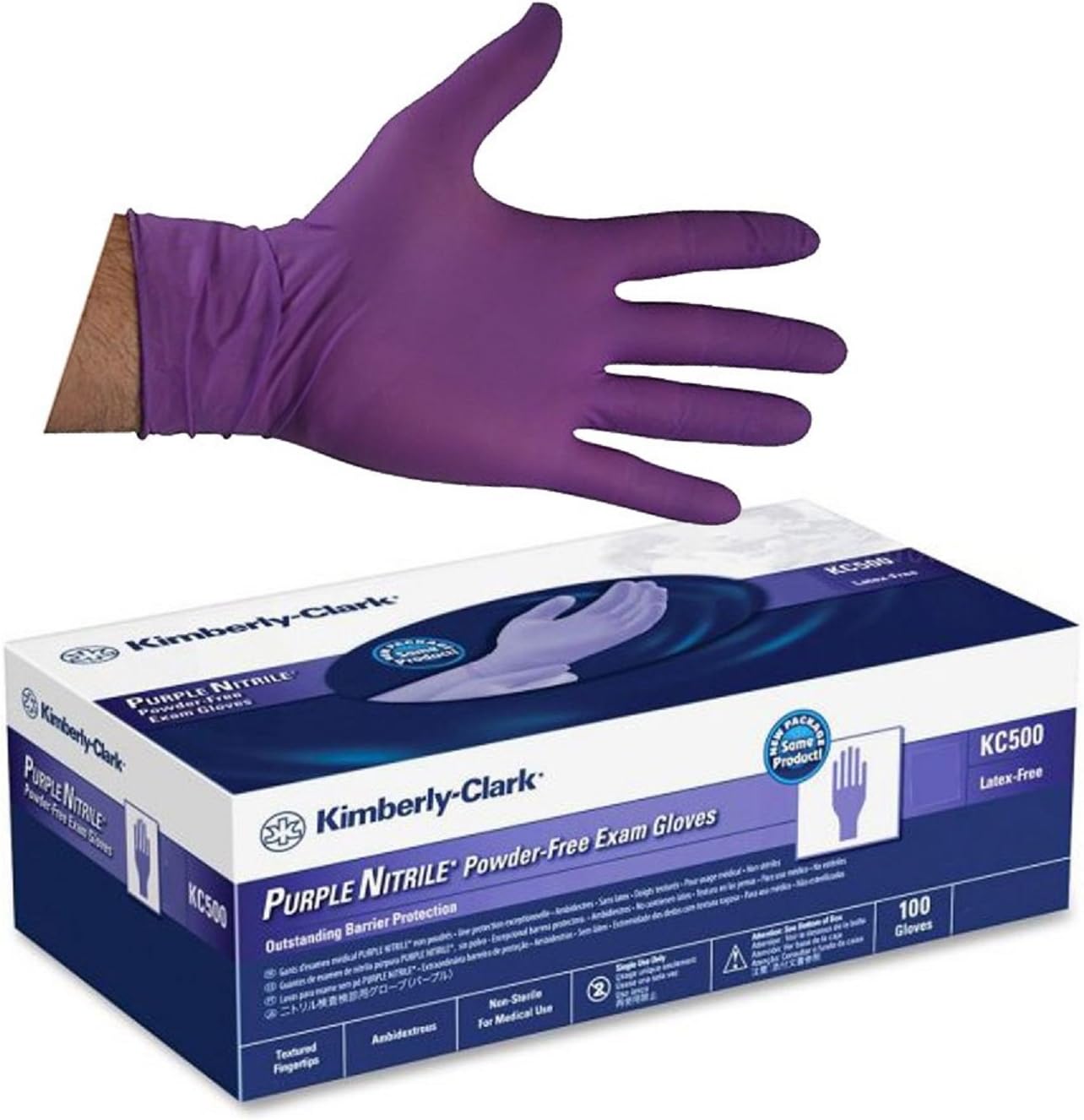 Kimberly-Clark Purple Nitrile Exam Gloves (KSNP026082)