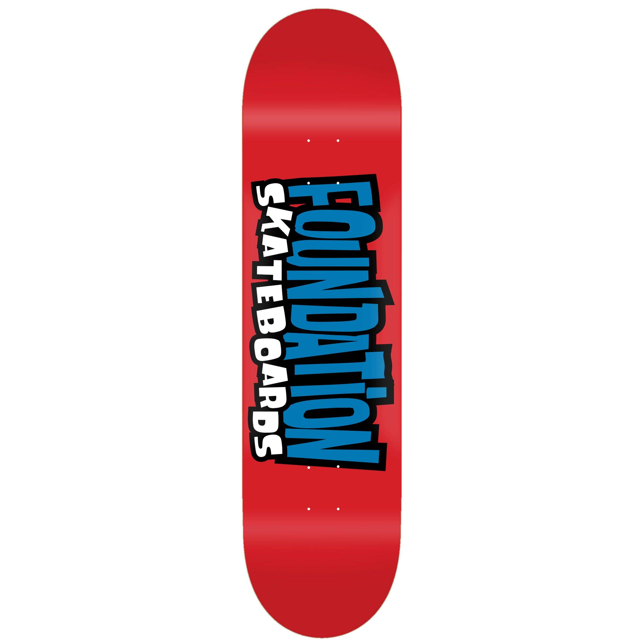 Foundation From The 90s Skateboard Deck - Red - 8.00"