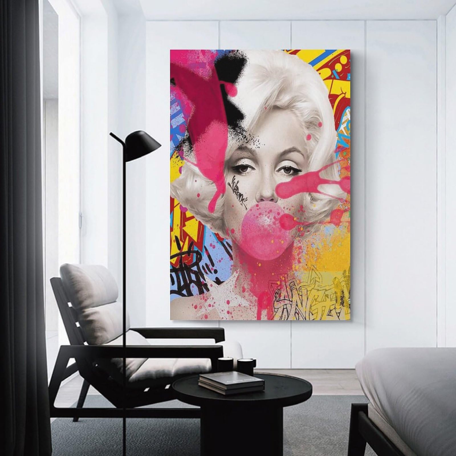 Amazon.co.jp: Marilyn Monroe ポスター マリリンモンロー 落書き 印刷