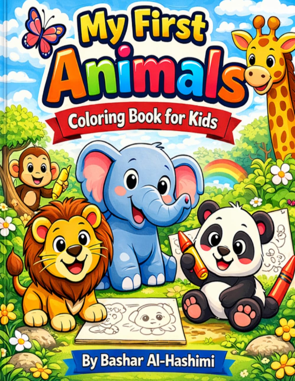 My First Animal Coloring Book: Fun and Easy Coloring Pages for Kids