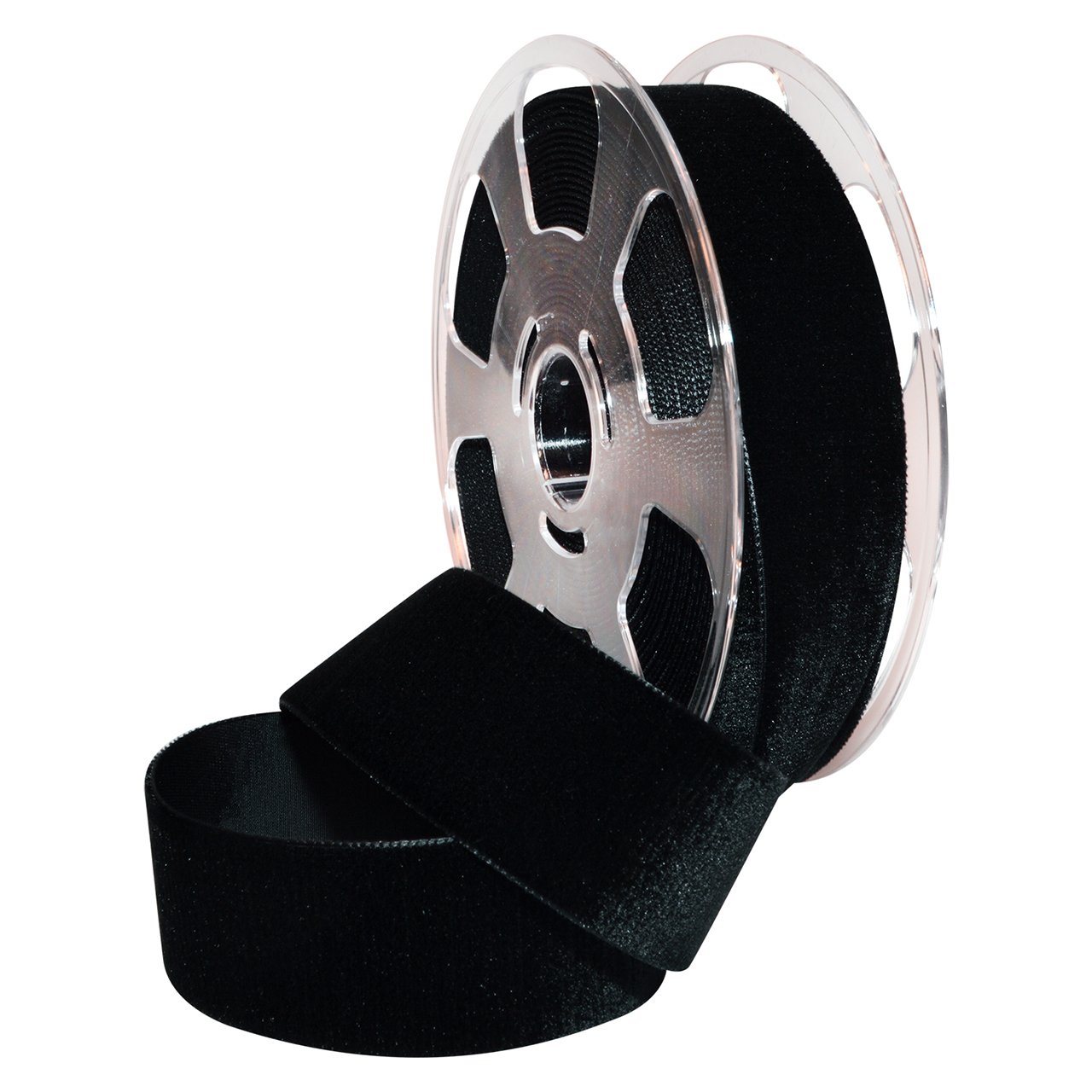 Morex Ribbon 01240/10-725 Nylvalour Swiss Velvet Nylon Ribbon, 1 1/2-Inch by 11-Yard, Black