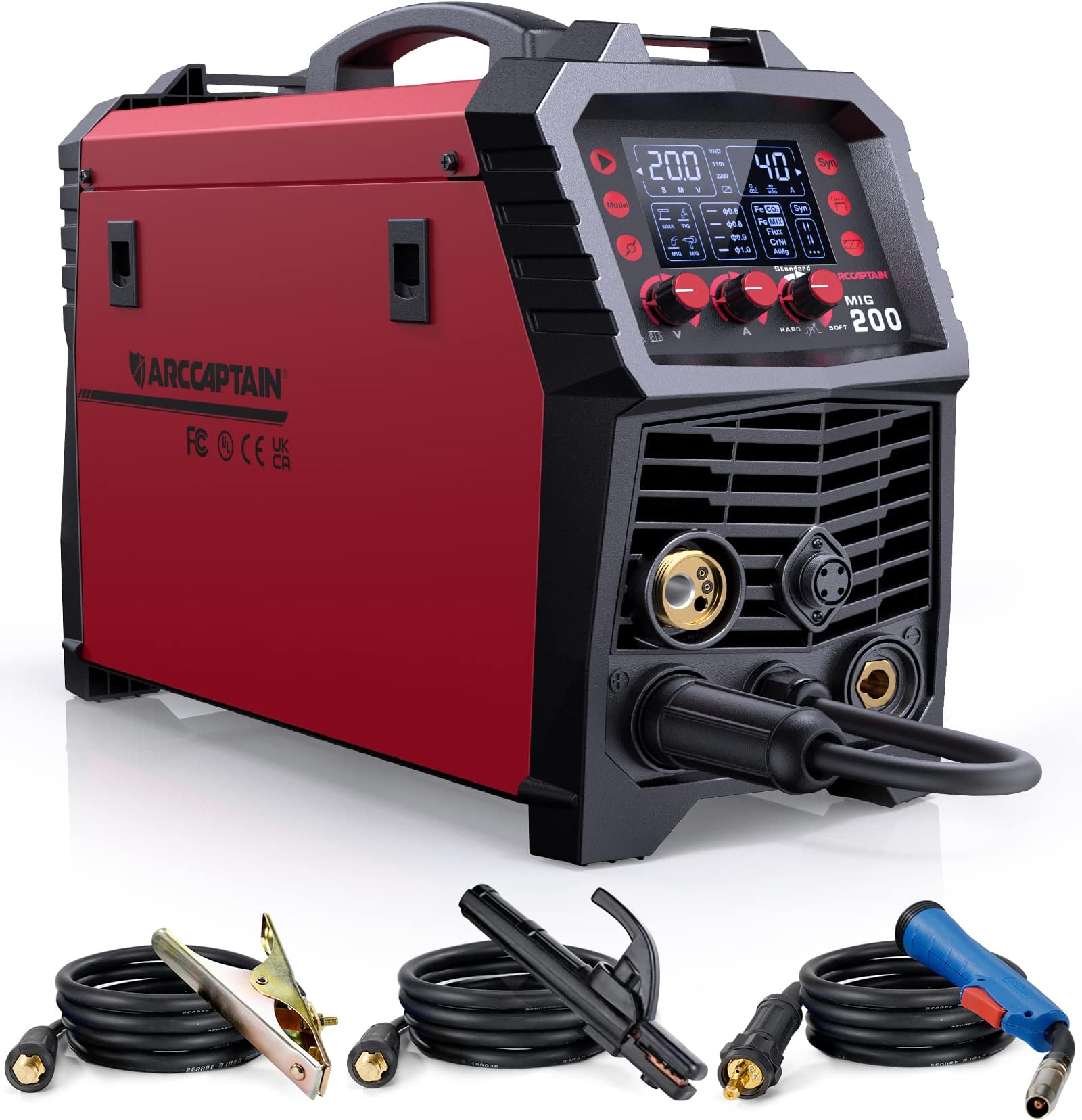 XPOtool Máquina De Soldadura Digital IGBT 120A Soldador Para MIG MIG Flux Tig Con Accesorios Fcaw 81344008