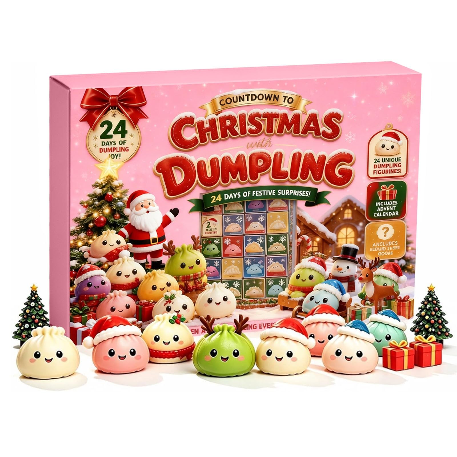 2026 Christmas Advent Calendar, 24 Days Squishies