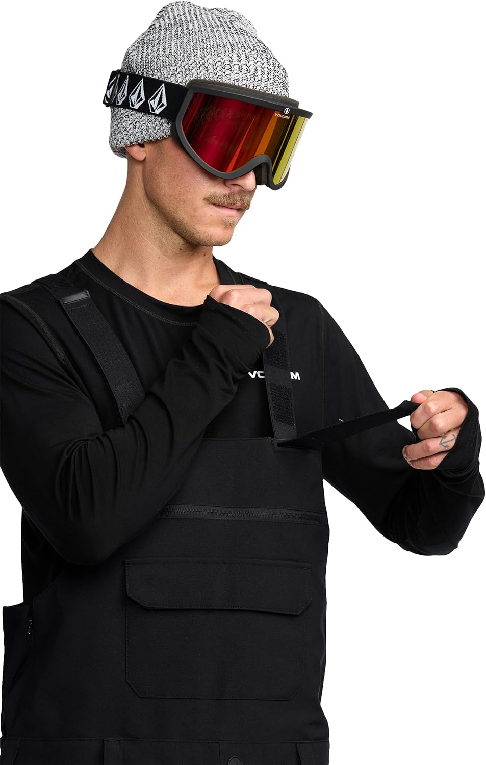 Volcom Men's Roan Bib Overall Snowboard Pant - Image 2