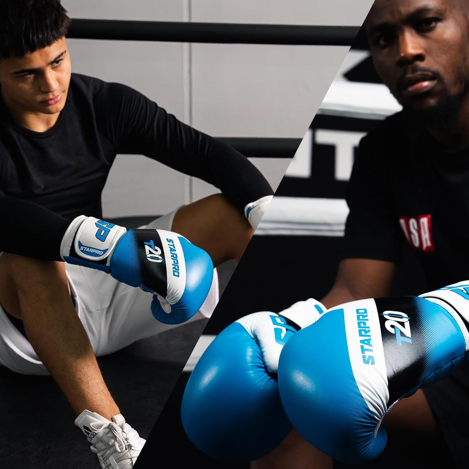 Starpro Boxing Gloves with Secure Hook & Loop Closure for Men & Women - Muay Thai Training Sparring 8oz 10oz 12oz 14oz 16oz