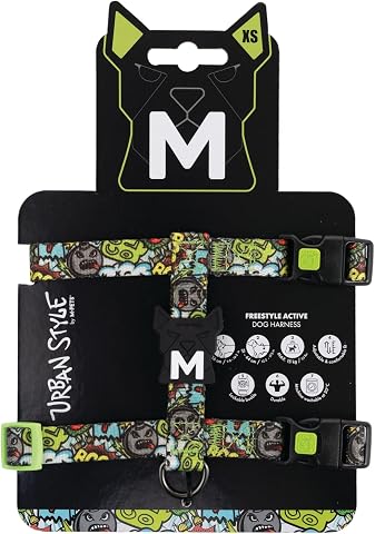 M-Pets Urban Style Multicolor Active Köpek Göğüs Tasması (Xs)