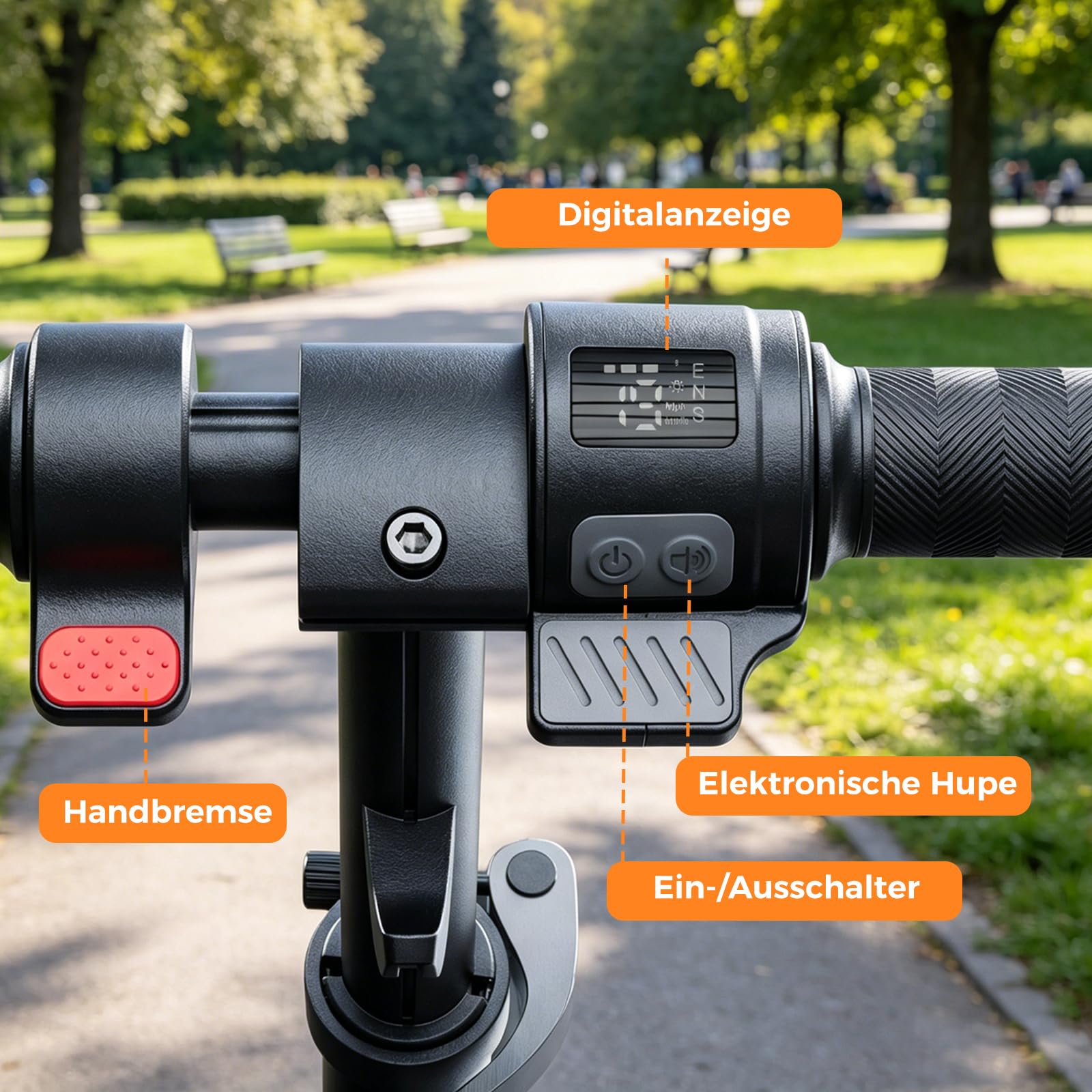 iScooter E Scooter für Kinder von 6-14 Jahren, 6.5" Musik Faltbar Elektroroller & 3 Einstellbare Hohe, 6"/5.5" Leicht Kinder E-Roller mit Lichtern, Max Reichweite 15/7/6KM, 2/3 modi (5-19 km/h)