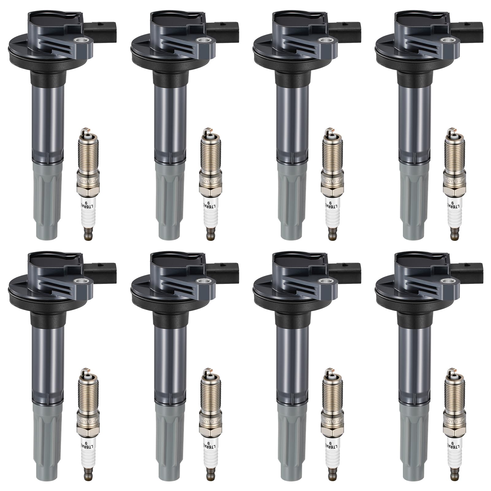 Coil Pack And Spark Plugs Combo 6-Piece Ignition Coil & Iridium Spark Plug Set For Jeep & Dodge 3.6L Engine (UF648) Ignition Coil Spark Plug Set - Foto 9