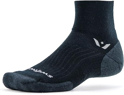 Swiftwick - Calcetines Pursuit Two Trail Running y ciclismo, lana merina, máxima durabilidad