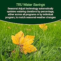 Vista 4 de Rain Bird TRU8O - Controlador/Temporizador de Riego para Interior/Exterior Basado en Programa, Listo para WiFi, 8 Zonas/Estación