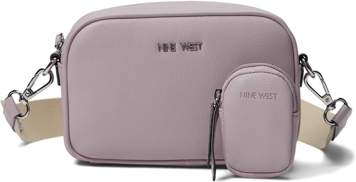 Nine West Peaches Mini Camera Crossbody Lavender One Size
