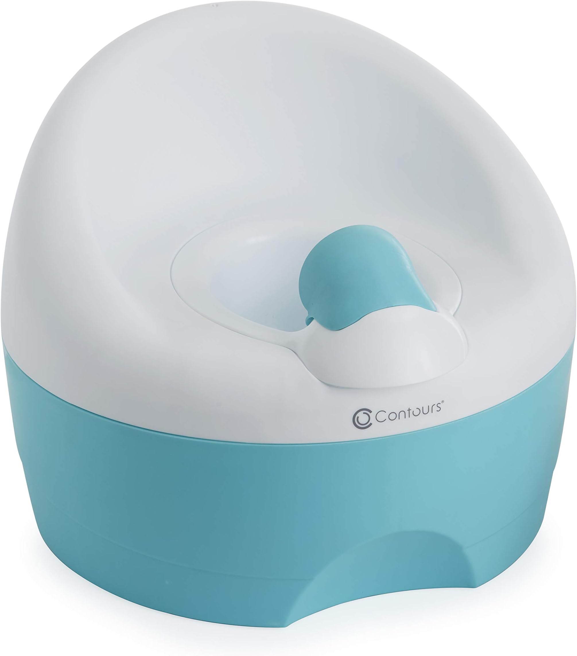 ZN002-AQA2 - Contours Bravo® 3-Stage Potty - Aqua Blue - Holds up to 40 lb.- ages 18 months and up