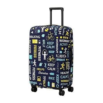 AMPEREUS® Large Size Trolley Bag Cover – Polyester Fabric Luggage Protection for 28 Inch Suitcase | Durable & Protective Cover for Trolley Bags & Luggage (Fits Only On Fiber-Plastic Trolley Bag)