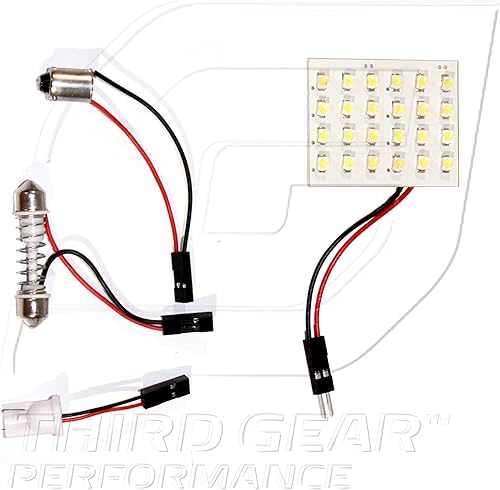 Miniatura 2 de Optix TGP Blanco 24 LED SMD Panel Bombilla para Aplicación de Luz Domo 2000-2012 Nissan Sentra