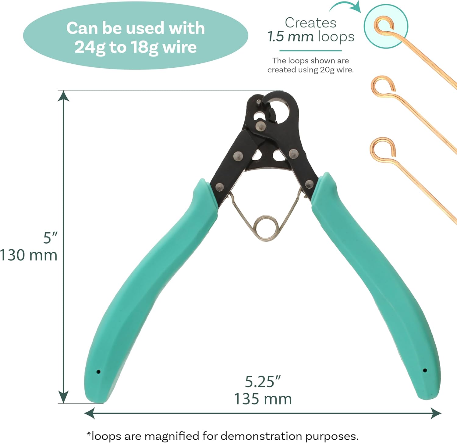 The Beadsmith Vintaj One Step Looper – Create and Trim Consistent 1.5 mm Loops for Jewelry Making, Use With 24-18g Craft Wire - Image 3