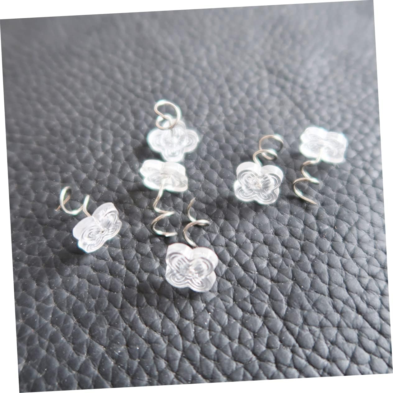 MERRYHAPY 100pcs Flower Shaped Sofa Skirt Fixation Nails Non-Marking Upholstery for Bedskirts Sofa Covers and Cushions Stainless Steel and Material Easy to Install