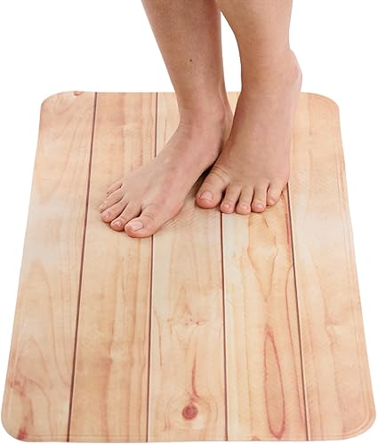 Miniatura 12 de ENKOSI Tapete de baño antideslizante para pisos de bañera y ducha – Tapete de ducha antideslizante con agarre seguro de ventosa – Tapete de bañera