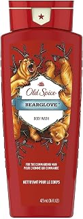 Old Spice Wild Bearglove Scent Body Wash for Men, Red 16 Oz, Packaging may vary Red