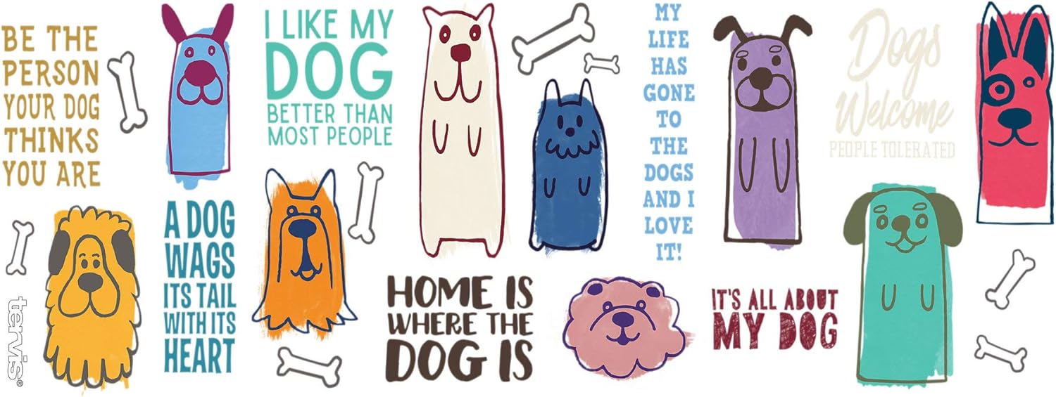 Tervis Dog Sayings Made in USA Double Walled Insulated Tumbler Travel Cup Keeps Drinks Cold & Hot, 16oz Mug, Classic - Image 2